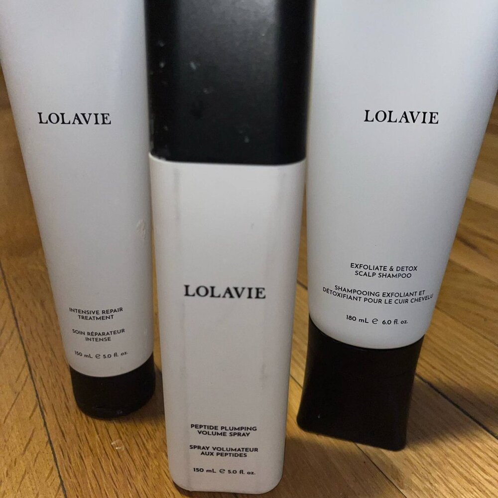 LOLAVIE Jennifer Anniston Haircare SET (Shampoo, Treatment, Spray) *BRAND NEW*